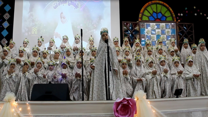قرائت پیمان نامه جشن تکلیف سال تحصیلی ۹۸-۹۷