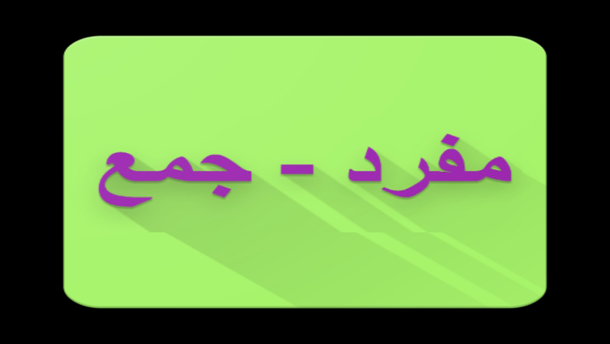 شناخت مفرد و جمع در زبان فارسی (پایه پنجم)