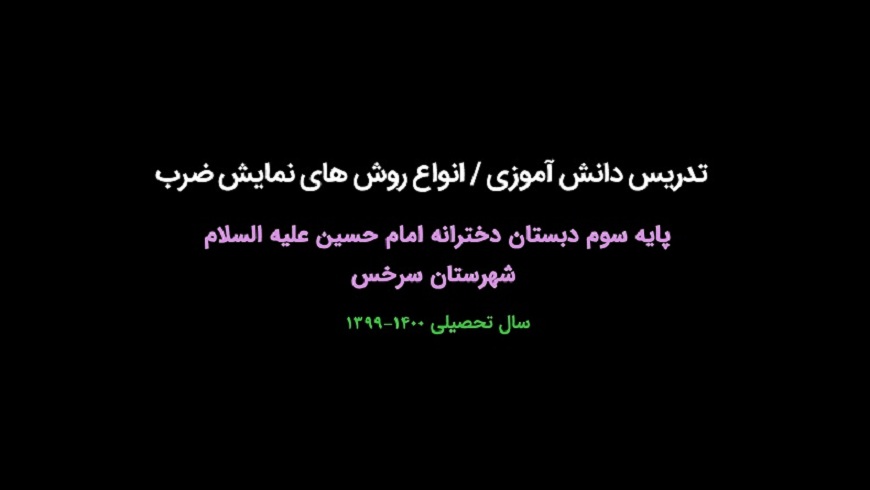 تدریس دانش آموزی ؛ انواع روش های نمایش ضرب